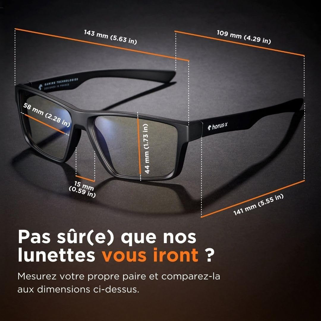 - Lunette Gaming | Lunette anti Lumière Bleue Homme Femme Pour Ecran | anti Fatigue & Migraine Oculaire | Lunettes Clear